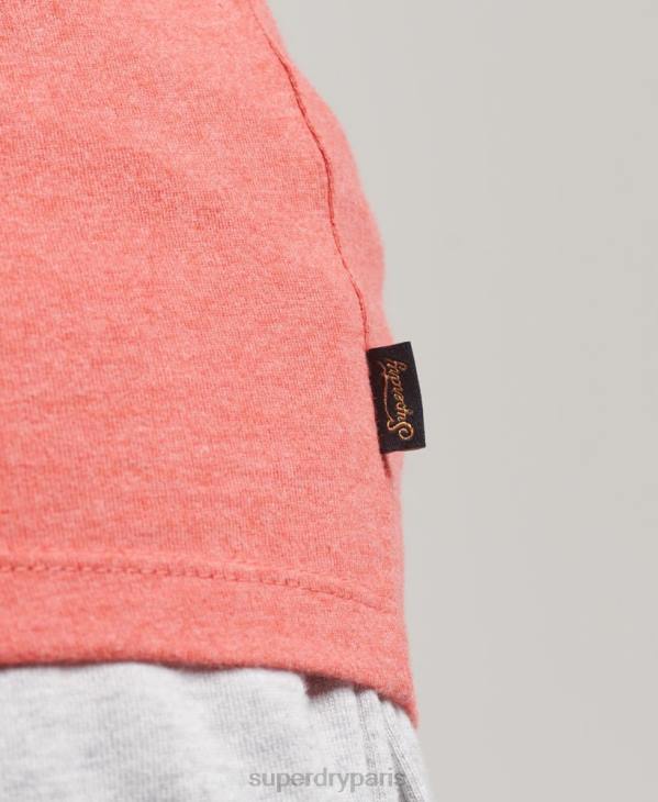 Superdry femmes gilet à logo vintage D64Z2951 vêtements corail