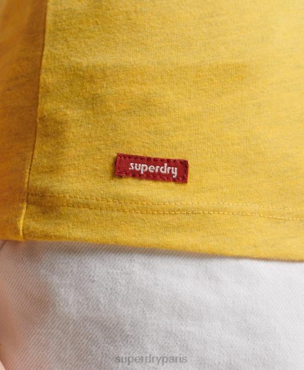 Superdry femmes gilet souvenir de ville vintage D64Z2199 vêtements orange
