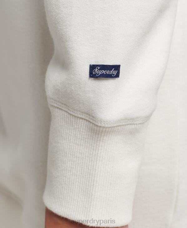 Superdry femmes fierté de l'artisanat robe à col rond D64Z2457 vêtements blanc