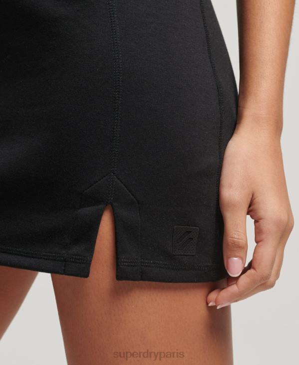 Superdry femmes robe technique D64Z2501 vêtements noir