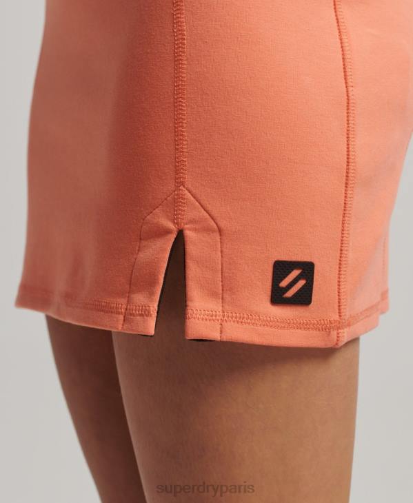 Superdry femmes robe technique D64Z2509 vêtements corail