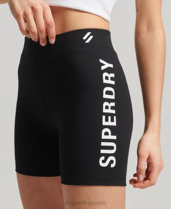 Superdry femmes code core cuissard de sport D64Z3127 vêtements noir