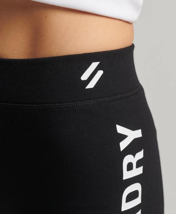 Superdry femmes code core cuissard de sport D64Z3127 vêtements noir