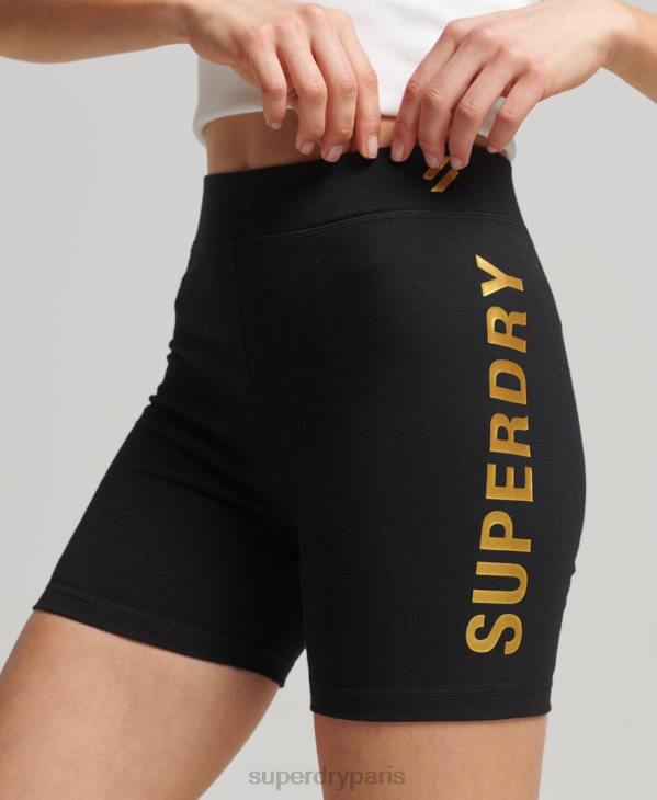 Superdry femmes code core cuissard de sport D64Z3133 vêtements noir