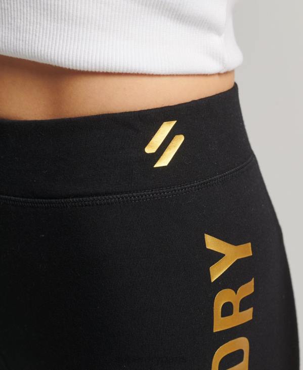 Superdry femmes code core cuissard de sport D64Z3133 vêtements noir