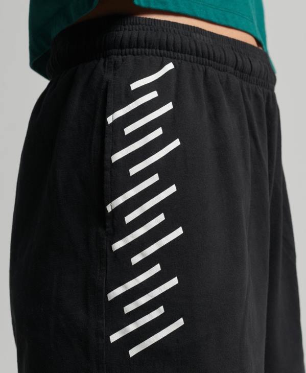 Superdry femmes code core sport boy shorts D64Z3162 vêtements noir