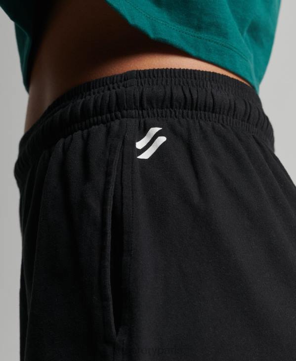 Superdry femmes code core sport boy shorts D64Z3162 vêtements noir