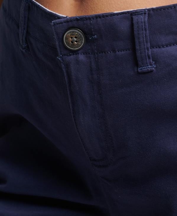 Superdry femmes short chino de ville D64Z3163 vêtements marine