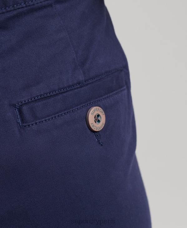Superdry femmes short chino de ville D64Z3163 vêtements marine