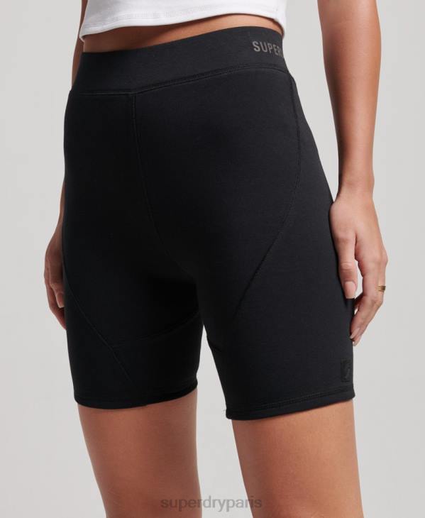 Superdry femmes short cycliste technique D64Z3132 vêtements noir