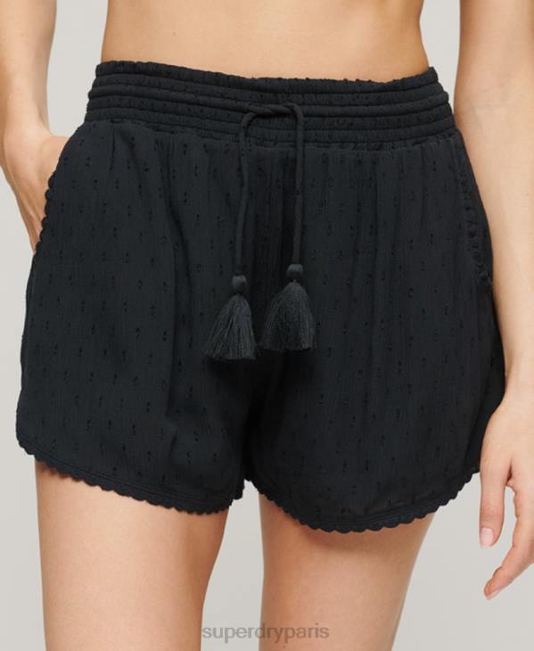 Superdry femmes short de plage vintage D64Z3095 vêtements marine