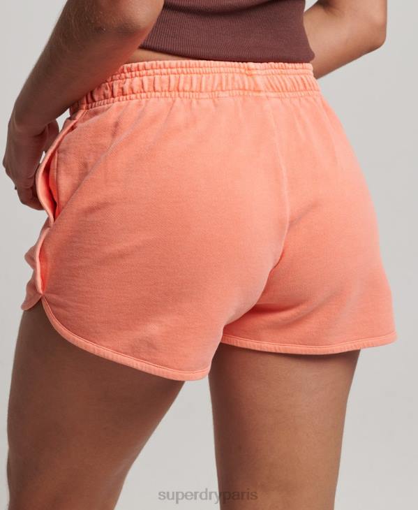 Superdry femmes short de sport core D64Z2268 vêtements corail