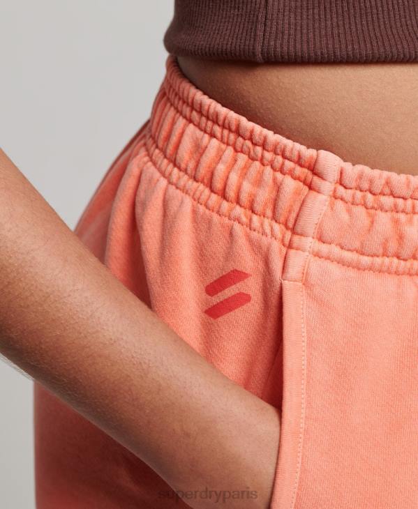 Superdry femmes short de sport core D64Z2268 vêtements corail