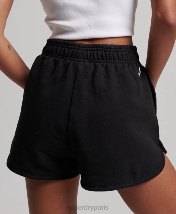 Superdry femmes short de sport core D64Z3149 vêtements noir