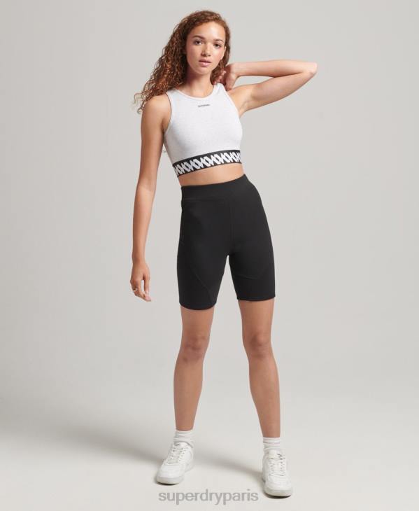 Superdry femmes brassière graphique à logo élastique D64Z6533 vêtements gris