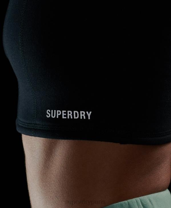 Superdry femmes haut de soutien-gorge technique D64Z2947 vêtements noir