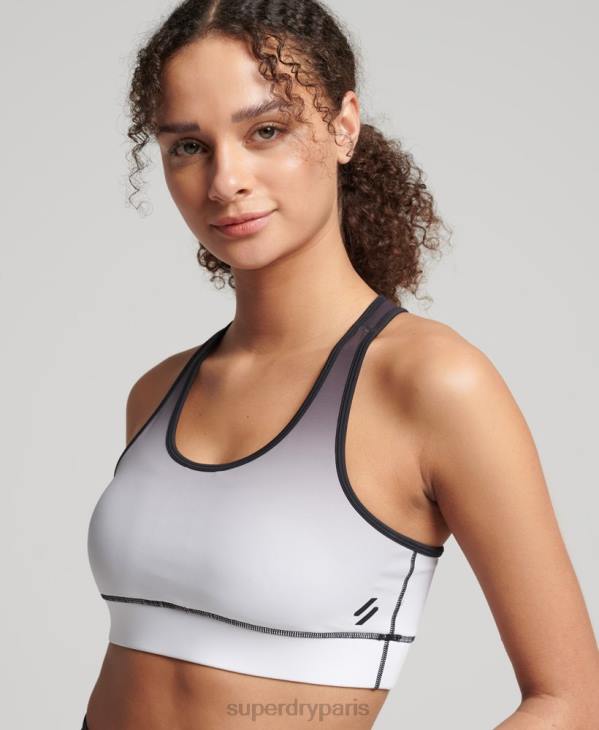 Superdry femmes soutien-gorge essentiel d'entraînement D64Z4185 vêtements noir