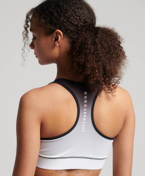 Superdry femmes soutien-gorge essentiel d'entraînement D64Z4185 vêtements noir