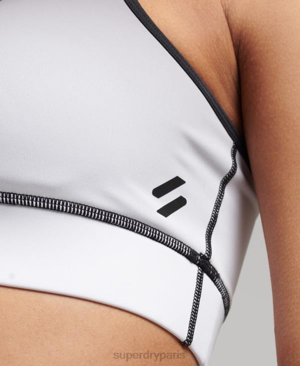 Superdry femmes soutien-gorge essentiel d'entraînement D64Z4185 vêtements noir