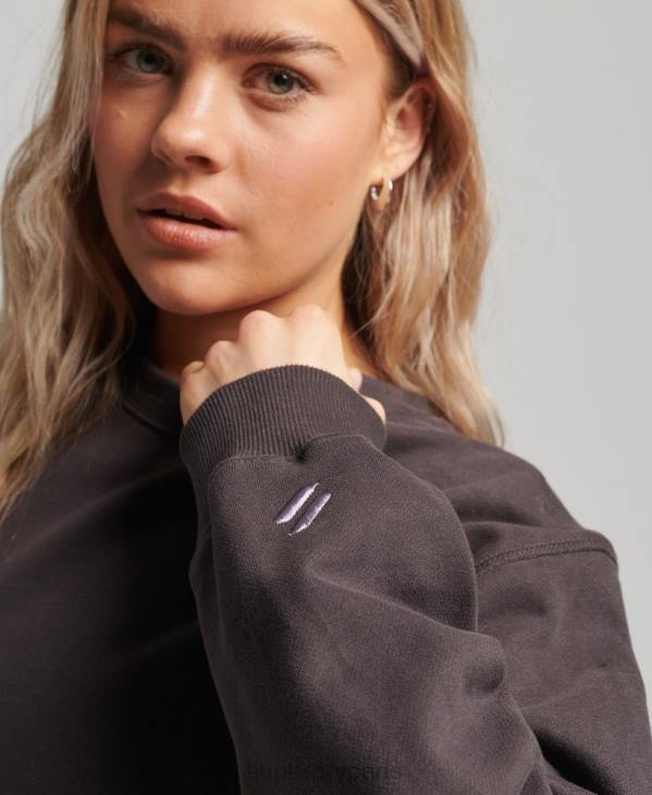 Superdry femmes sweat à capuche D64Z3313 vêtements gris