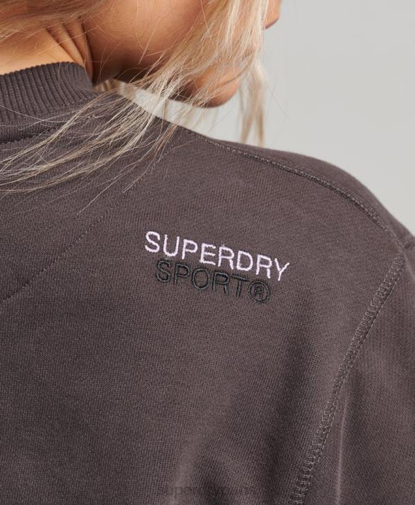 Superdry femmes sweat à capuche D64Z3313 vêtements gris