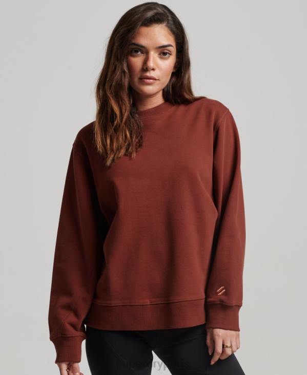 Superdry femmes sweat à capuche D64Z3328 vêtements brun