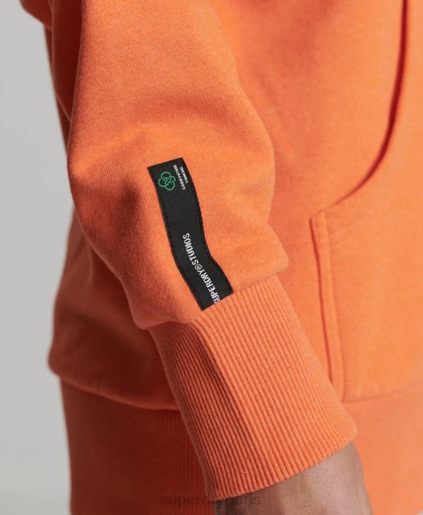 Superdry femmes sweat à capuche city recyclé D64Z5905 vêtements orange