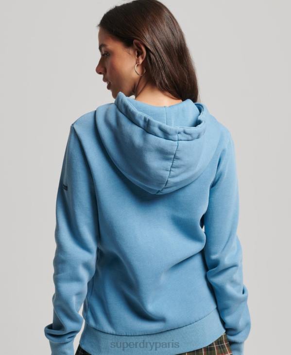 Superdry femmes sweat à capuche classique cooper D64Z3365 vêtements gris