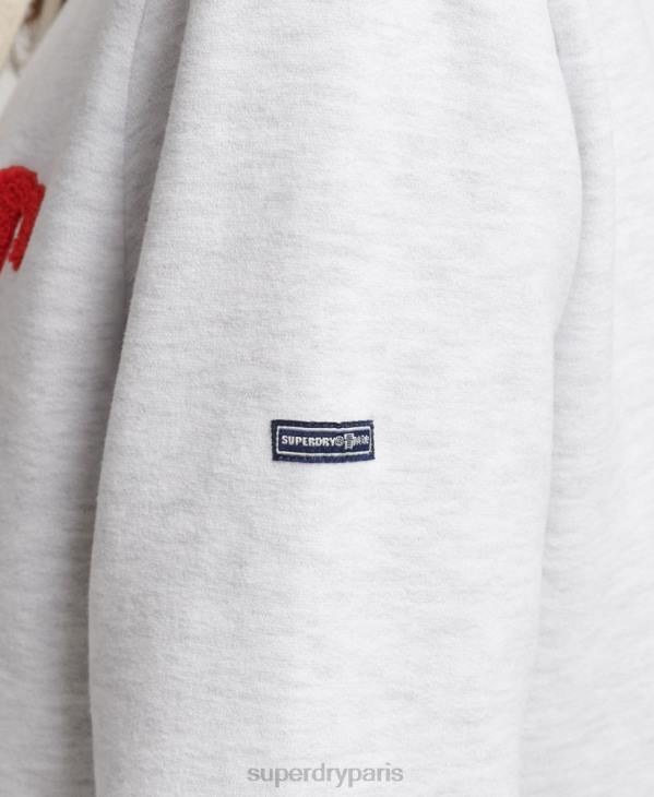 Superdry femmes sweat à capuche classique cooper D64Z5765 vêtements gris clair