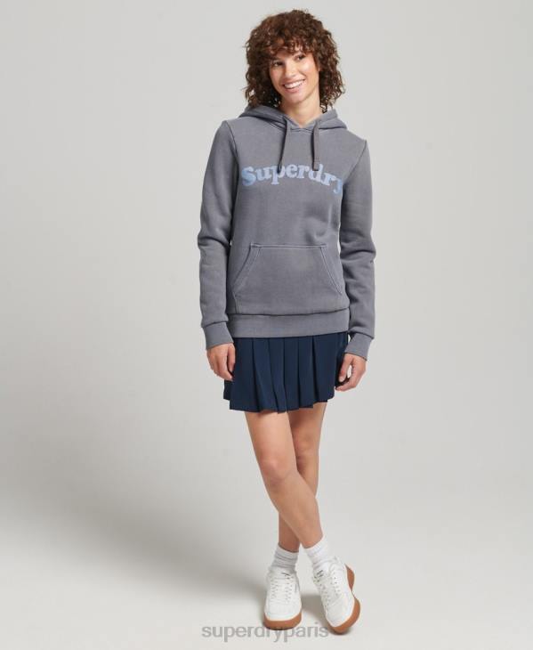 Superdry femmes sweat à capuche classique cooper D64Z5781 vêtements marine