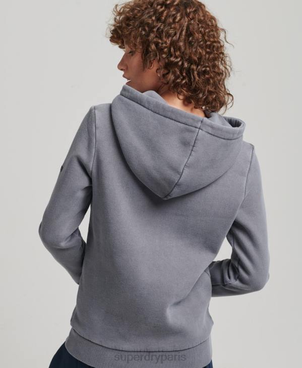Superdry femmes sweat à capuche classique cooper D64Z5781 vêtements marine
