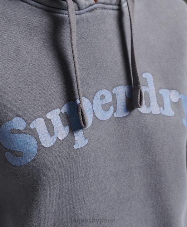 Superdry femmes sweat à capuche classique cooper D64Z5781 vêtements marine