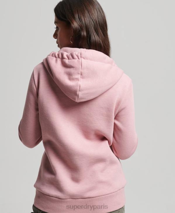 Superdry femmes sweat à capuche à fleurs D64Z3426 vêtements rose