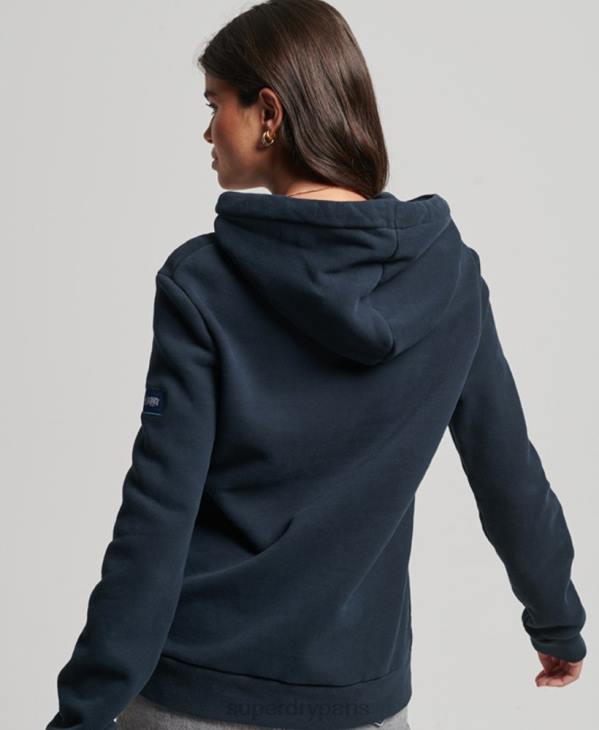 Superdry femmes sweat à capuche à fleurs D64Z6773 vêtements marine