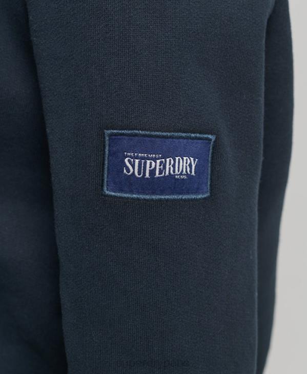 Superdry femmes sweat à capuche à fleurs D64Z6773 vêtements marine