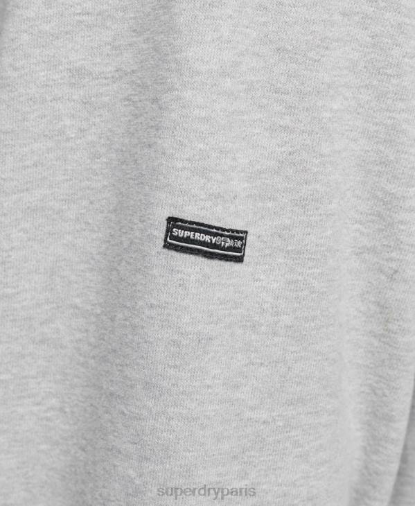 Superdry femmes sweat à capuche folk nomade D64Z3307 vêtements gris