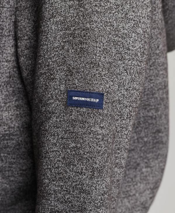 Superdry femmes sweat à capuche à logo graphique embossé D64Z3285 vêtements gris foncé