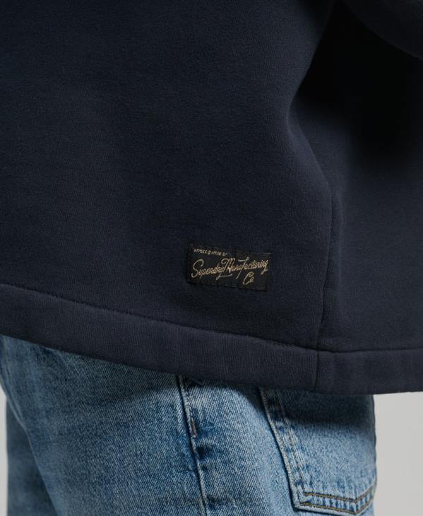 Superdry femmes sweat à capuche à logo vintage D64Z5864 vêtements marine
