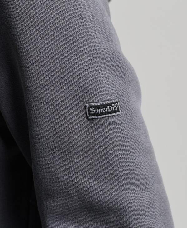 Superdry femmes sweat à capuche marque indie D64Z3337 vêtements gris foncé