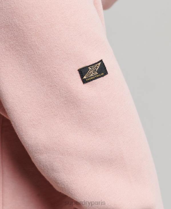 Superdry femmes sweat à capuche orné D64Z3314 vêtements rose