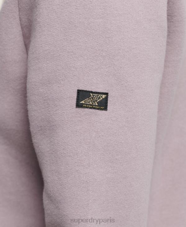 Superdry femmes sweat à capuche orné D64Z3346 vêtements violet