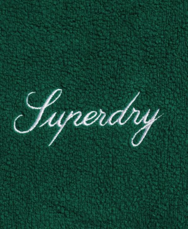 Superdry femmes sweat à capuche oversize en molleton graphique D64Z5919 vêtements vert