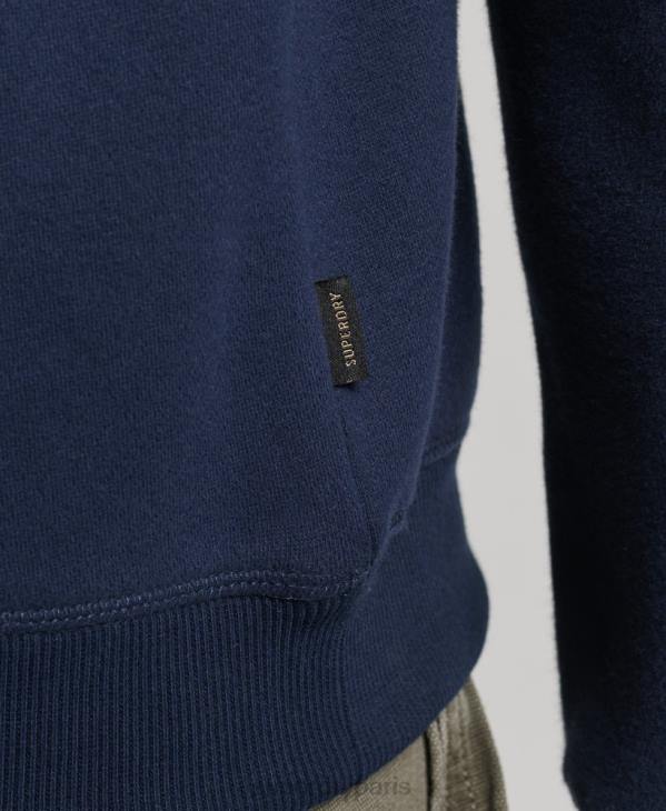 Superdry femmes sweat à capuche établi D64Z5879 vêtements marine