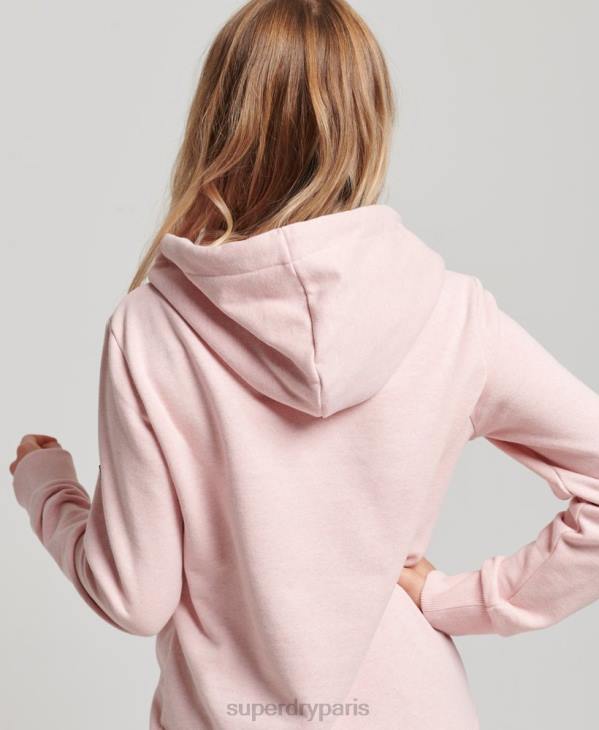 Superdry femmes sweat à capuche vintage à fleurs D64Z3408 vêtements rose