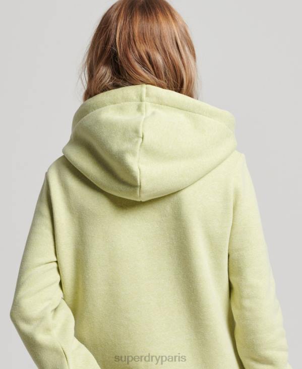 Superdry femmes sweat à capuche vintage grands espaces D64Z2168 vêtements vert