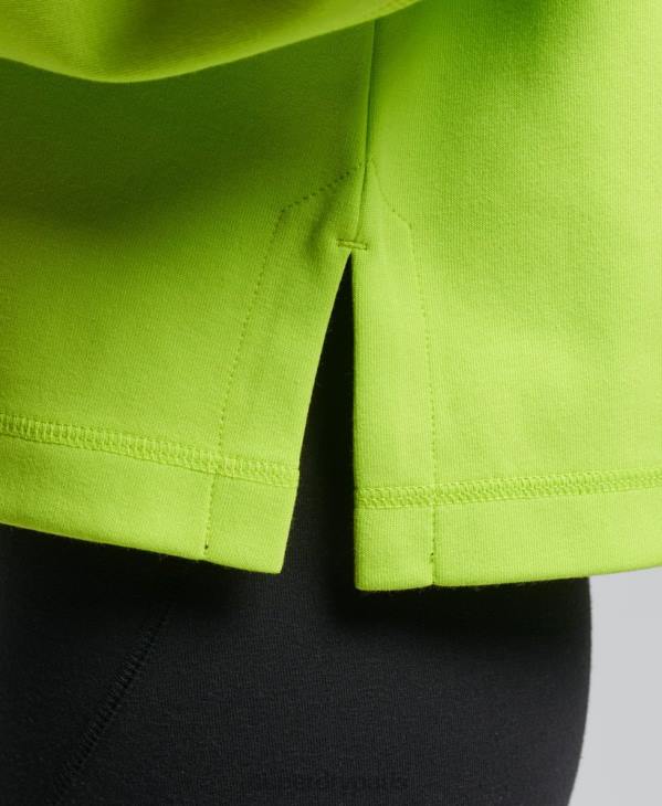 Superdry femmes sweat code tech crew D64Z5797 vêtements vert