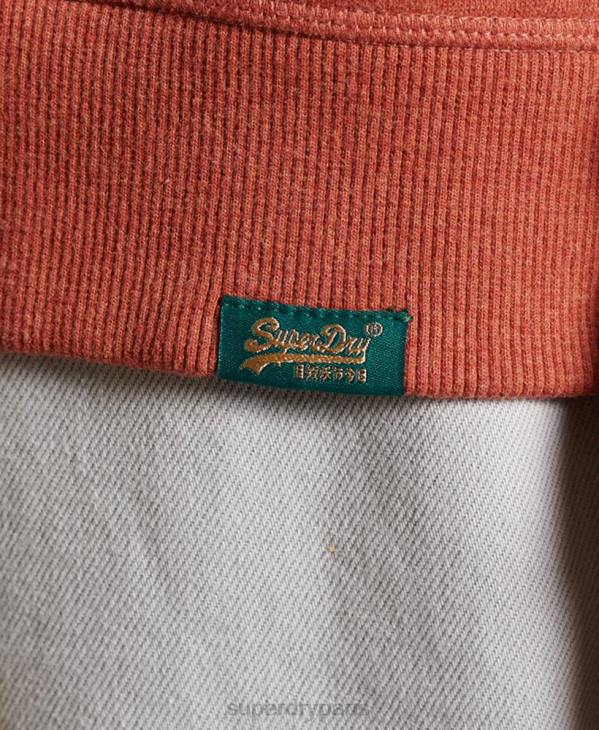 Superdry femmes sweat à logo vintage D64Z3444 vêtements brun