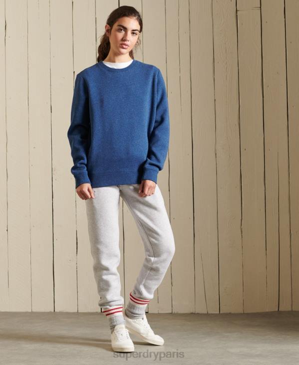 Superdry femmes sweat à logo vintage D64Z3455 vêtements bleu