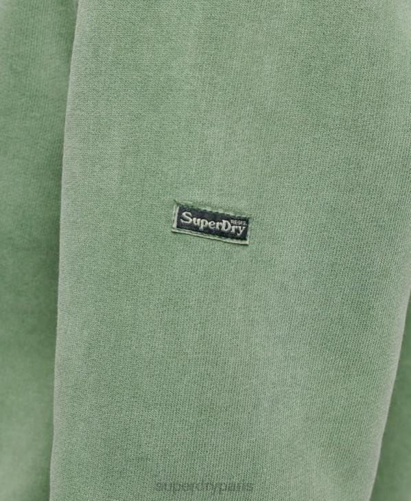 Superdry femmes sweat à logo vintage D64Z6112 vêtements vert