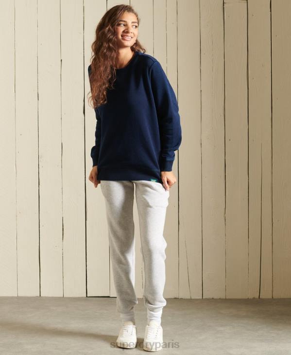 Superdry femmes sweat à logo vintage D64Z6120 vêtements bleu foncé